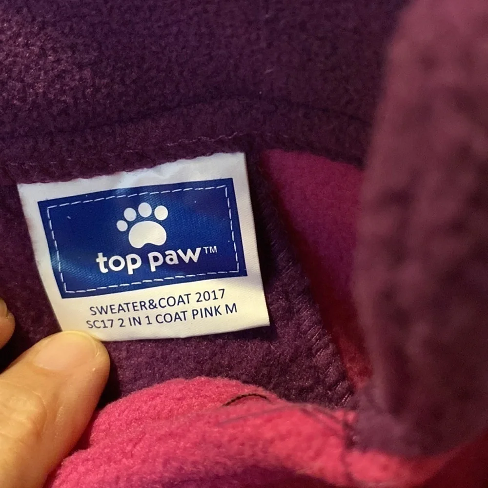 Top Paw Sweater & Coat size Medium (CB)